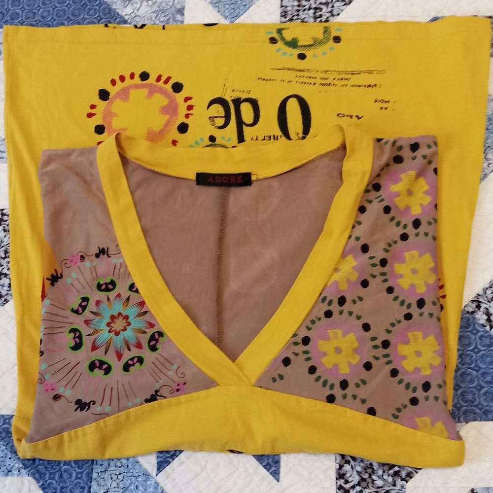 Adore woman's tunic, elbow length sleeves, Size 6 - Picture 4 of 6